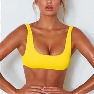 White Fox Palm Springs Bikini Top